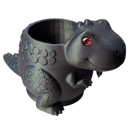 Supportive Solutions T-Rex Pencil Holder Green - New, Handmade