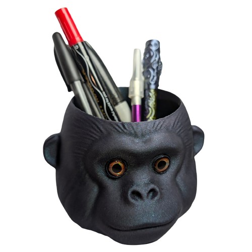 Supportive Solutions Gorilla Pencil Holder Blue - New, Handmade