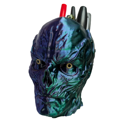 Supportive Solutions Vecna Pencil Holder Purple/Green/Copper - New, Handmade