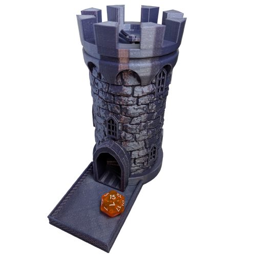 Supportive Solutions Mason's Descent Dice Tower Purple - New, Handmade