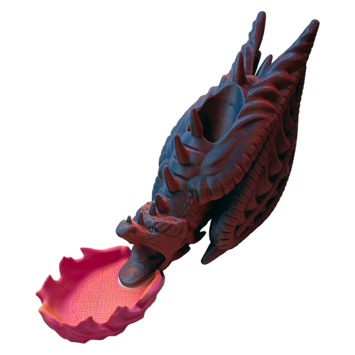 Supportive Solutions The Wyvern Perch Dice Tower Red/Blue - New, Handmade