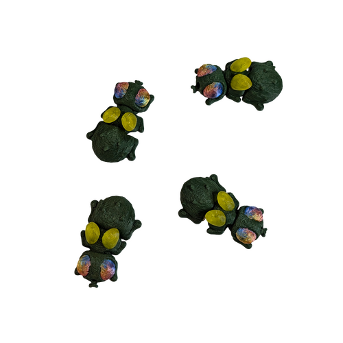 Supportive Solutions Flies Magnet Set - Set Of 4 Multi-coloured - New, Handmade