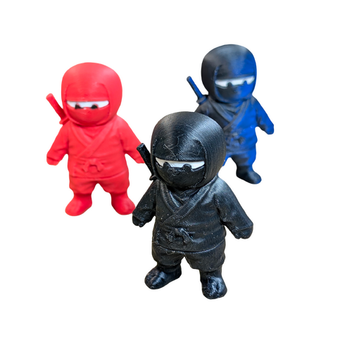 Supportive Solutions Shadow Division Ninja Magnet Set - Set Of 3 Multi-coloured - New, Handmade