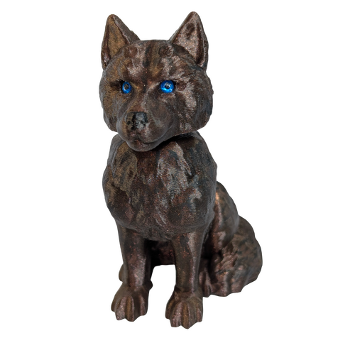 Supportive Solutions Wolf Bobblehead Brown - New, Handmade