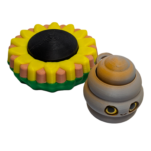 Supportive Solutions Sunny Days Sensory Fidget Set - Set Of 2 Multi-coloured - New, Handmade