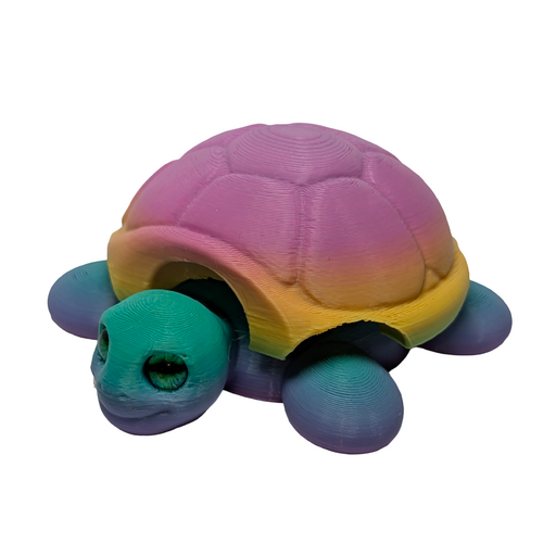 Supportive Solutions Troppo The Turtle Sensory Fidget Multi-coloured - New, Handmade