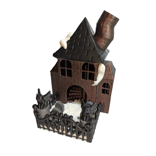 Supportive Solutions Ghastly Graveyard Haunted House Dice Tower Multi-coloured - New, Handmade