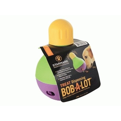 Starmark Bob-A-Lot Interactive Tough Treat Dispensing Toy [Size: Large]