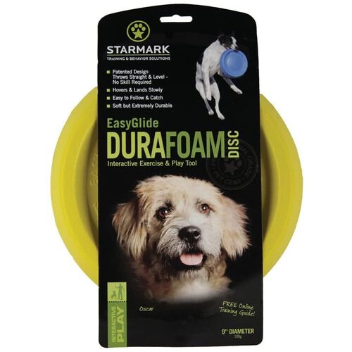 Easy Glide Durafoam Disc Frisbee Dog Toy By Starmark - Medium (9")