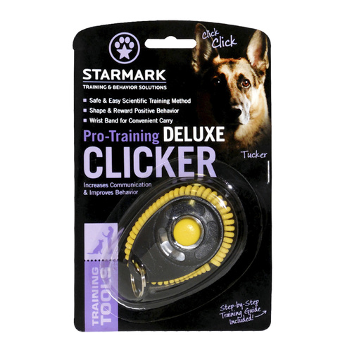 Pro-Training Clicker Deluxe - Training Clicker By Starmark - New, Blister Packaged