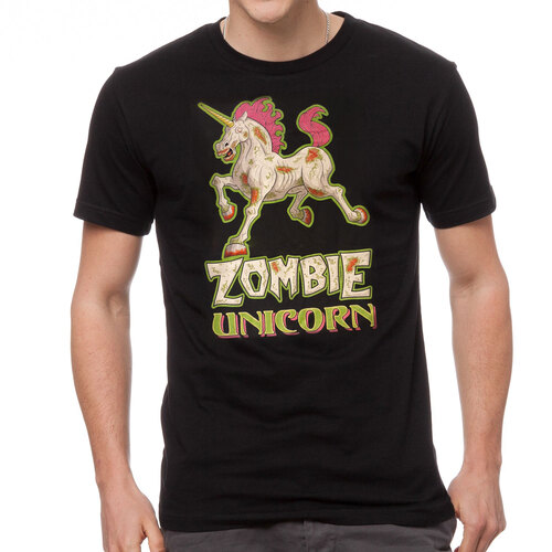 Zombie Unicorn Cotton T-Shirt - XXL - Teeblox Exclusive - New, With Printed Tags
