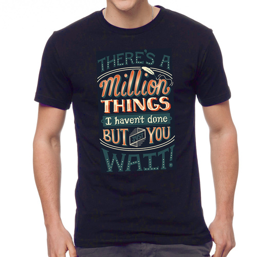 TeeFury "There's A Million Things I Haven't Done" (Hamilton Musical) T Shirt Mens Size XXL NEW