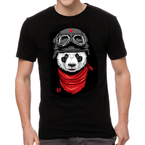 TeeFury "Panda The Happy Adventurer" T Shirt Mens Size XXL NEW