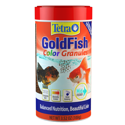 Tetra GoldFish Colour Granules Fish Food for Goldfish - 100g