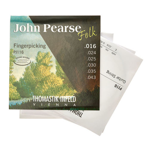 Thomastik PJ116 John Pearse Fingerpicking Strings - Ball End