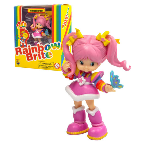 The Loyal Subjects Rainbow Brite Tickled Pink 2.5" Cheebee Figure - New, Sealed