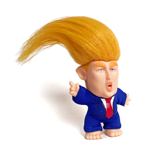 Collectible President Trump Troll Doll - Hair To The Chief - New, Mint Condition