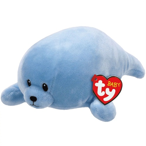 TY Baby Squirt Blue Seal Beanie Baby - New, With Tags