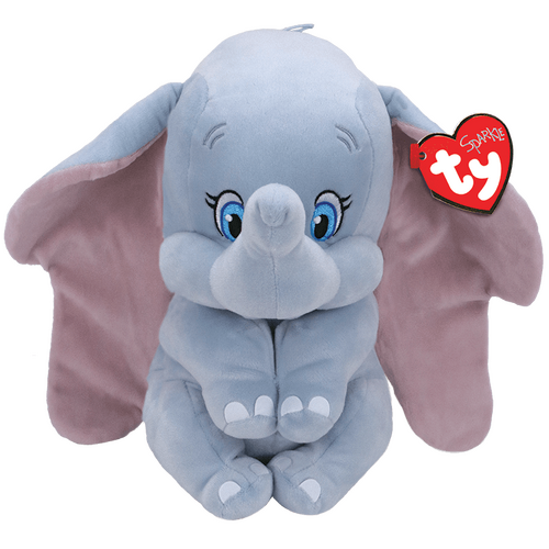TY Sparkle Disney Dumbo Elephant 13" Beanie Baby - New, With Tags