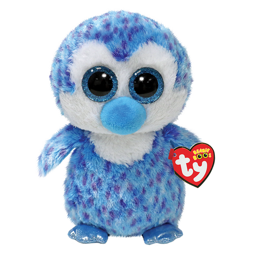 TY Beanie Boos Tony Blue Penguin (FightMND For MND/ALS) 6” Beanie Baby - New, With Tags