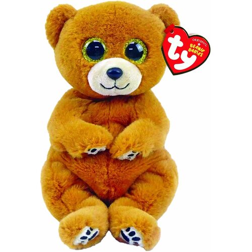 TY Beanie Bellies Duncan Brown Bear 8" Beanie Baby - New, With Tags