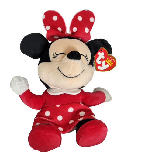TY Beanie Babies Disney Minnie Mouse 8" Beanie Baby (Classic) - New, With Tags