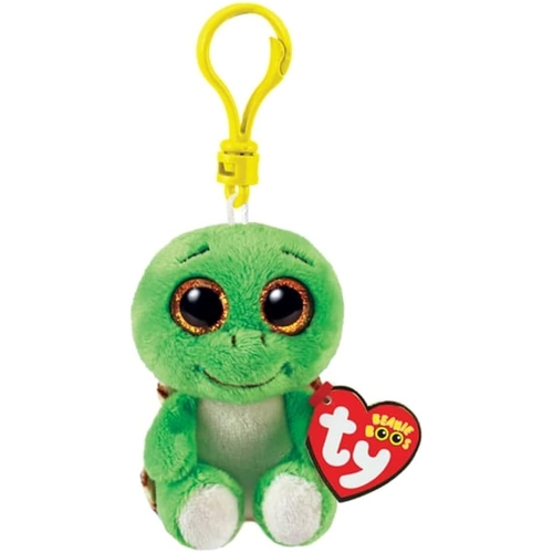 TY Beanie Boos Turbo Green Turtle 5” Beanie Baby Clip - New, With Tags