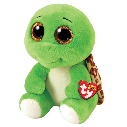 TY Beanie Boos Turbo Green Turtle 6” Beanie Baby - New, With Tags