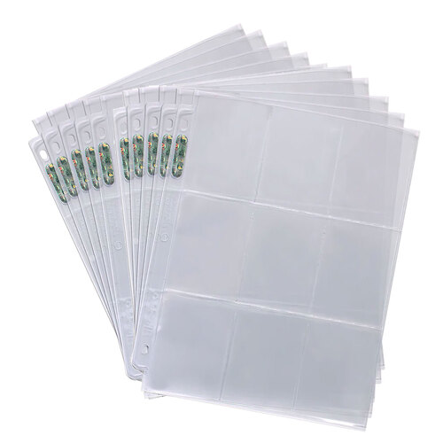 Ultra PRO Platinum Series 9 Pocket Pages (10 Sheets) For Standard Collector Cards