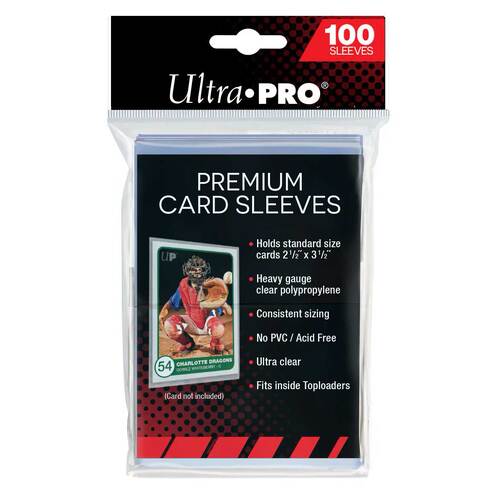 Ultra PRO 2.5" x 3.5" Premium Card Sleeves (100ct) For Collector Cards