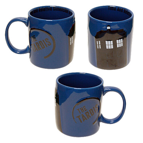 Wesco BBC Doctor Who TARDIS 2D Relief Mug - New In Package
