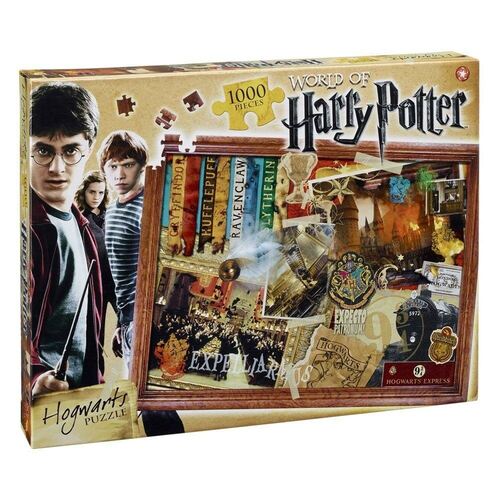 Winning Moves Harry Potter Hogwarts 1000 Piece Jigsaw Puzzle - New, Sealed