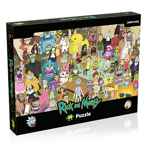 Rick and Morty 'Total Rickall' 1000-piece Jigsaw Puzzle - New