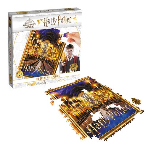 Harry Potter - The Great Hall 500 Piece Jigsaw Puzzle By Winning Moves - New, Sealed