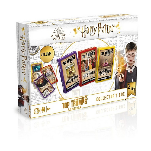 Winning Moves Top Trumps Harry Potter Collector's Edition Card Game 3 Pack Bundle - New, Sealed