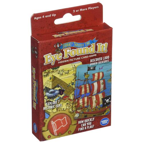 Journey Through Time Eye Found It! Hidden Picture Card Game - New, Mint Condition