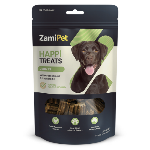 Happitreats Joints 30's (200g) Health Treats For Dogs By ZamiPet - New, Sealed