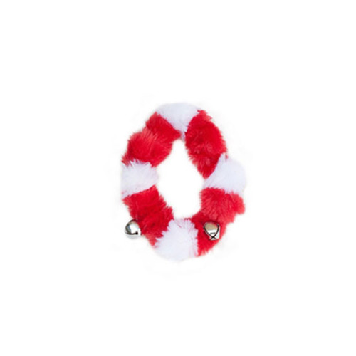 ZippyPaws Christmas Holiday Themed Pet Collar With Bell [Size: Small]